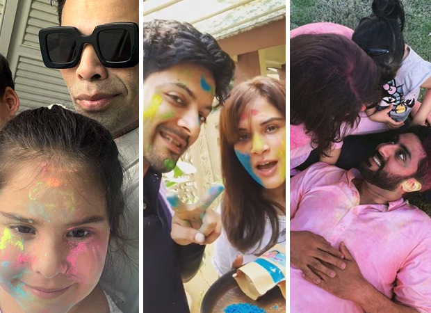 Holi 2021: Bollywood celebrities celebrate at home with family; some refresh old memories with throwback pictures