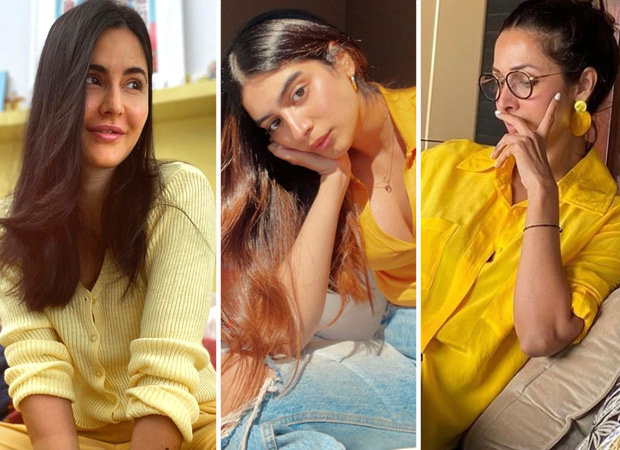 COLOUR OF THE WEEK – YELLOW Katrina Kaif, Khushi Kapoor, Malaika Arora slay in comfy wear