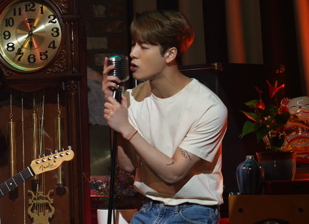 Jackson Wang recreates 'Leave Me Loving You' music video for his first performance on The Late Late Show With James Corden