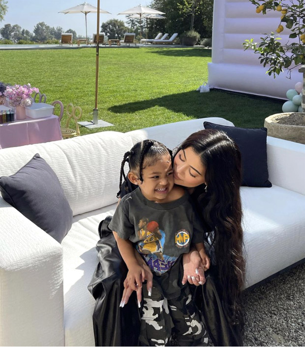 kylie jenner and stormi were stylish mother-daughter duo at khloé kardashian’s daughter true’s 3rd birthday