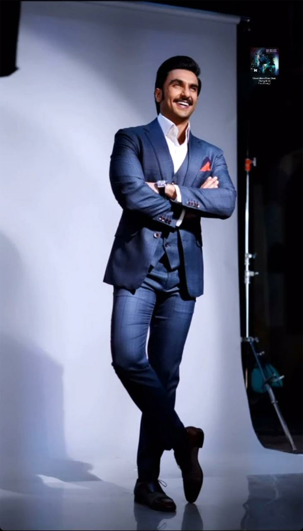 Ranveer Singh cleans up nice in sharp blue suit