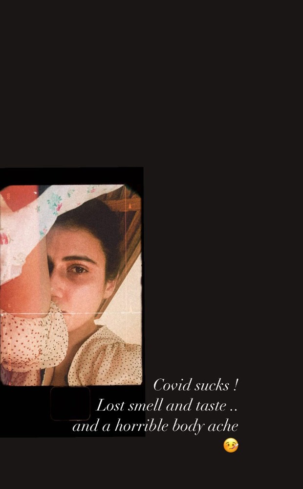 fatima sana shaikh says, “covid sucks”, loses her sense of taste and smell