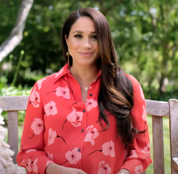 Meghan Markle keeps it bright in poppy print Carolina Herrera shirt dress worth Rs. 1.2 lakhs