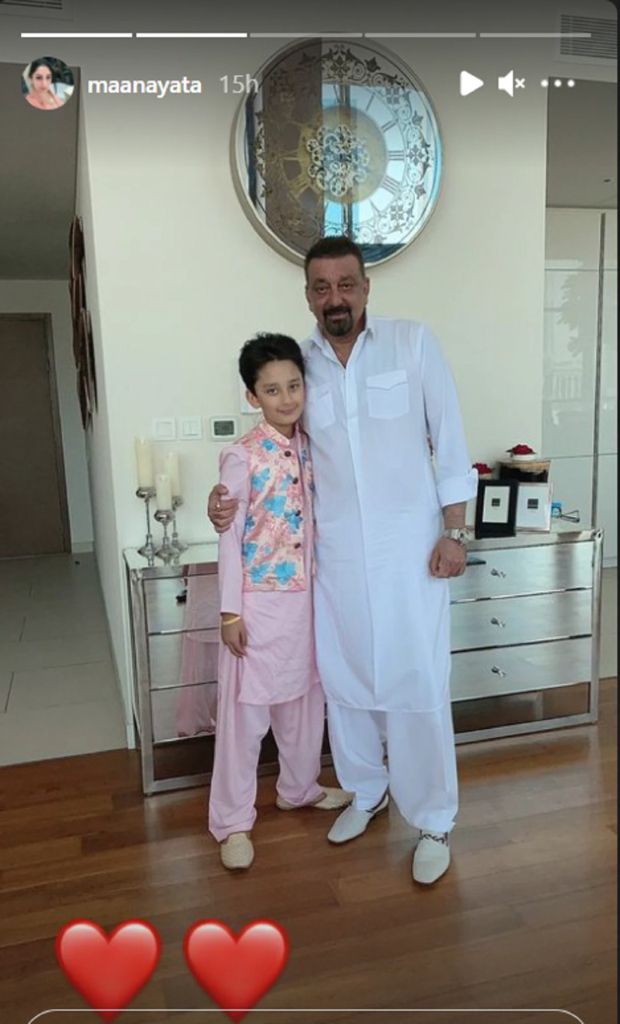 Sanjay Dutt and Maanayata Dutt celebrated Eid with their twins in Dubai 