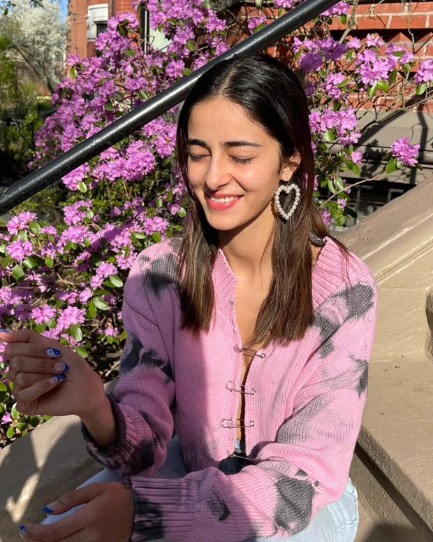 ananya panday pairs a tie-dye cardigan with christian dior bag worth rs. 2.8 lakh