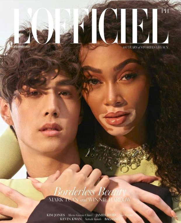 got7’s mark tuan and model winnie harlow exude panache on alluring june 2021 cover of l’officiel philippines