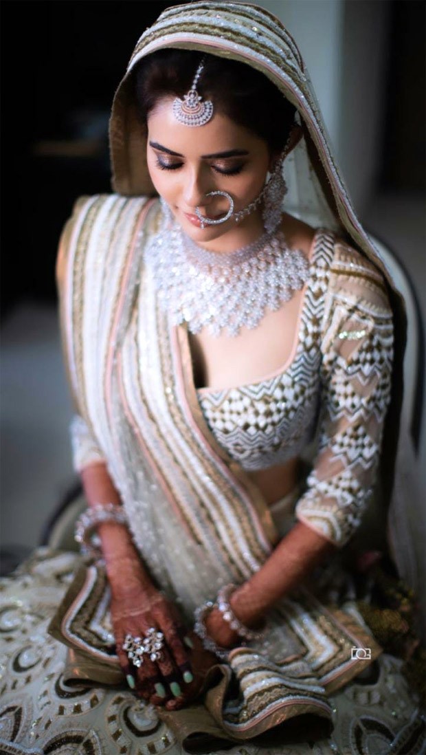 inside pictures: divya drishti actress sana sayyad looks ethereal in embellished lehenga as she marries imaad shamsi