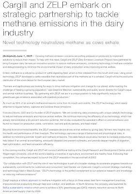 Capturing Methane Emissions from Cattle