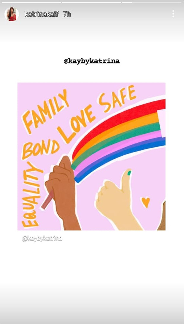 Katrina Kaif's label 'Kay Beauty' celebrates pride month and paints our feed with heartfelt posts