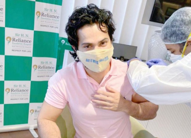 “Don't be a prick go get the prick,” says Varun Dhawan after his first dose of COVID-19 vaccination