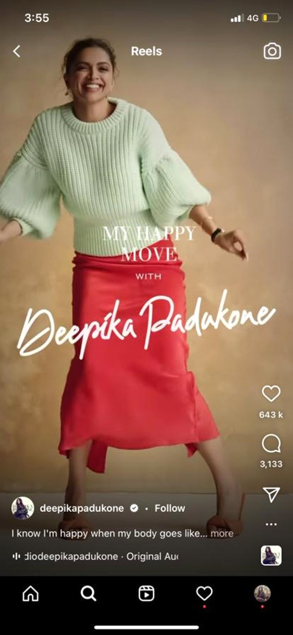 Deepika Padukone looks glorious in mint sweater and tangerine midi skirt
