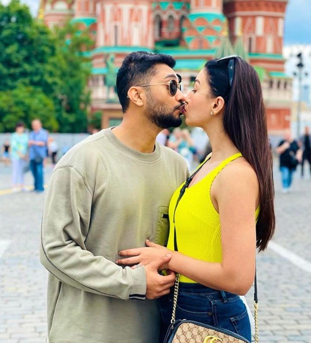 gauahar khan aces the off-duty looks during her honeymoon in russia with zaid dardar