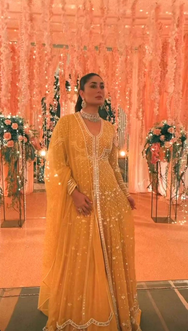 kareena kapoor khan radiates in gorgeous ridhi mehra georgette anarkali worth rs. 1.48 lakh; shoots an ad with anil kapoor