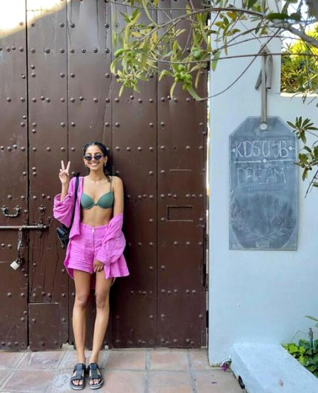 october actress banita sandhu raises the temperature in olive green bikini