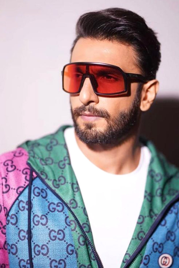 ranveer singh colour blocks in multicolour gucci jersey sweatshirt worth rs. 1.4 lakh