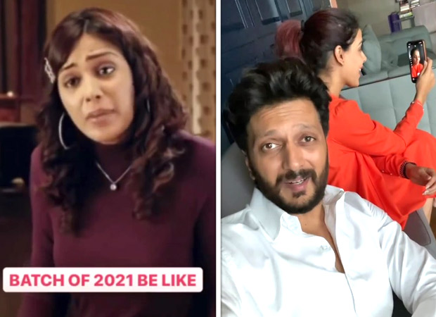 riteish deshmukh and genelia d’souza recreate jaane tu ya jaane na dialogue in hilarious way