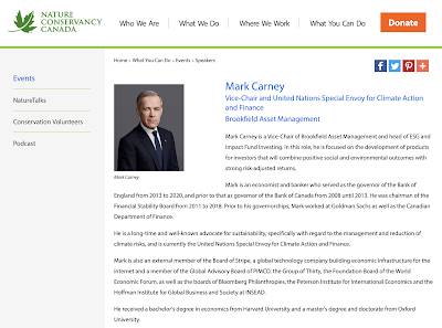 Mark Carney The Environmentalist