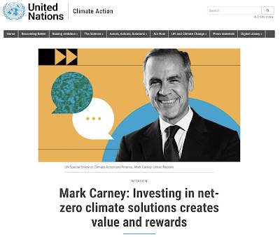 Mark Carney The Environmentalist
