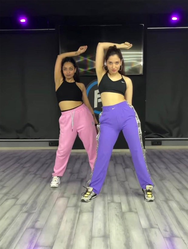 tamannaah bhatia flaunts her sexy moves on doja cat & sza’s song ‘kiss me more’