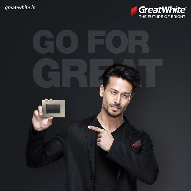 tiger shroff roped in as the brand ambassador for greatwhite