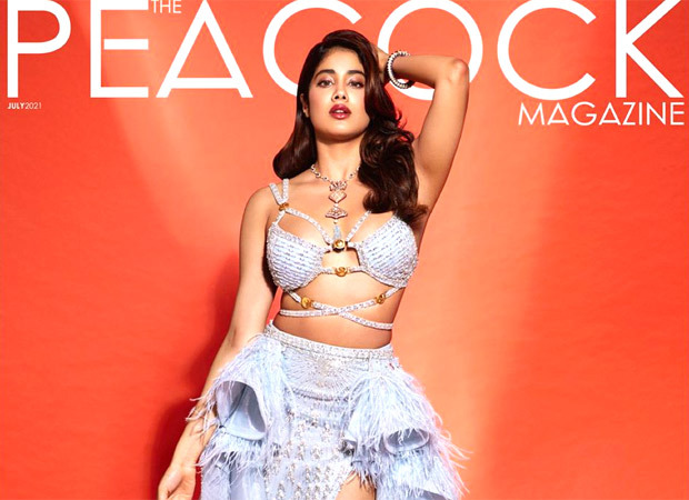 Janhvi Kapoor looks mesmerising in Falguni Shane Peacock's creation for the cover of The Peacock