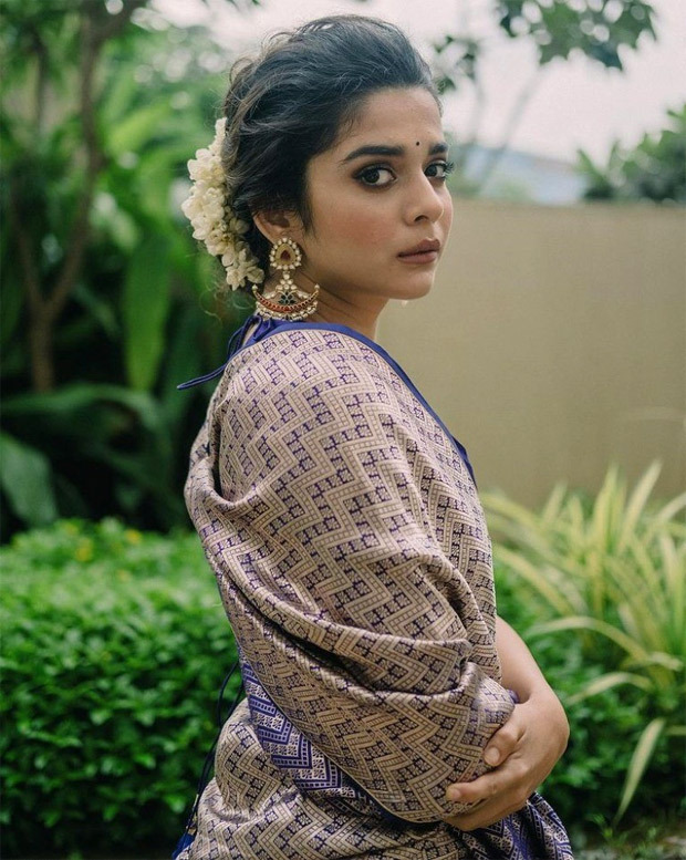 Mithila Palkar looks royal in a silk saree from Raw Mango worth Rs.42,800