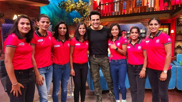 rani rampal, manpreet singh and other indian hockey stars grace the sets of ‘the kapil sharma show’