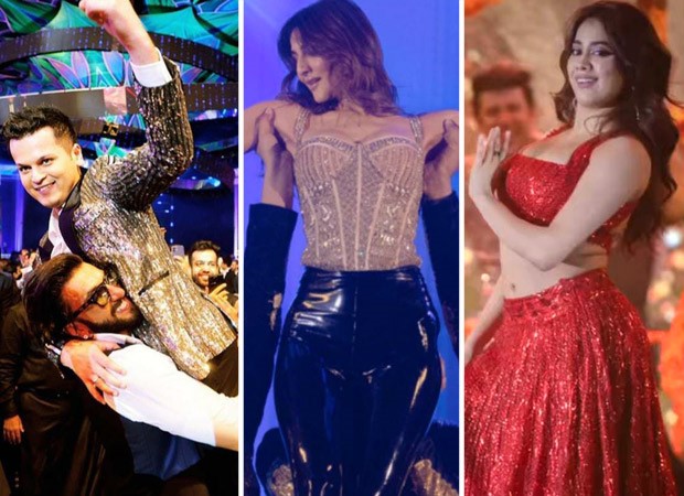 Ranveer Singh, Janhvi Kapoor, and Vaani Kapoor lit up the stage at singer Shrey Singhal's pre-wedding function