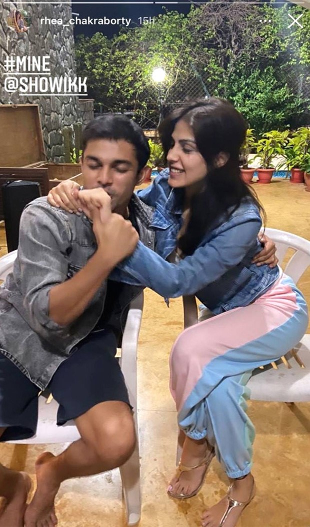 Rhea Chakraborty celebrates brother Showik Chakraborty's birthday at home; calls him 'warrior'