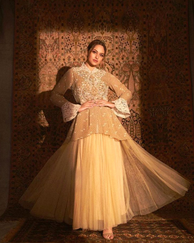 sonakshi sinha stuns in a traditional ensemble from ritu kumar’s latest collection