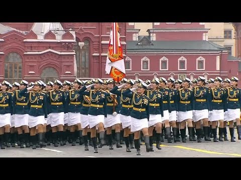 Funny Russian army marching to the Bee Gees