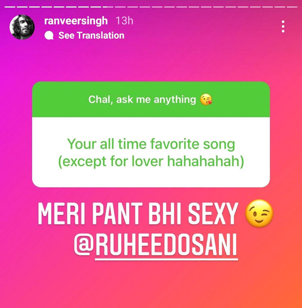 from calling deepika padukone his ‘queen’, to revealing he is on ‘vegan’ diet, ranveer singh answered some fun questions from fans