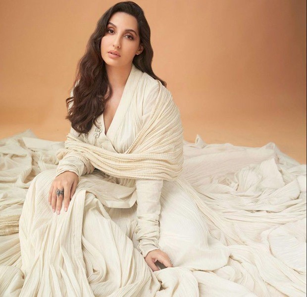 nora fatehi channels major desi vibes in a rohit bal creation