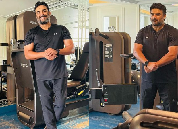 r madhavan is hitting gym to bid goodbye to dad bod: shares pictures saying ‘maddy boy is inching back’, see photos