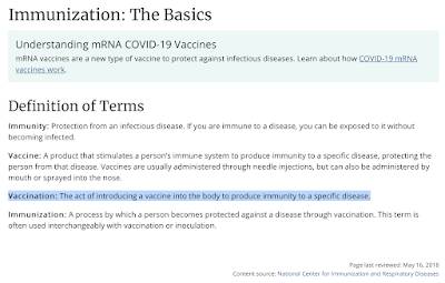 Definition of Vaccination