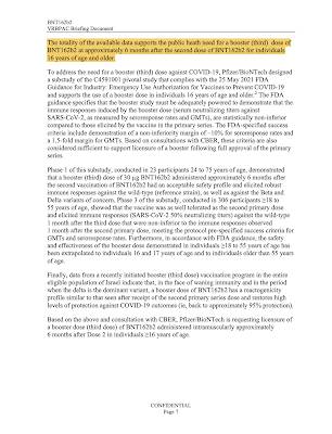 COVID-19 Vaccine Booster