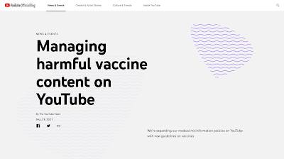 YouTube - Further Controlling the COVID-19 Vaccine Narrative