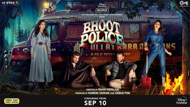 Bhoot Police starring Saif Ali Khan, Arjun Kapoor, Jacqueline Fernandez and Yami Gautam arrives a week early on Disney+ Hotstar