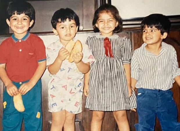 arjun kapoor shares an adorable childhood picture with his cousins