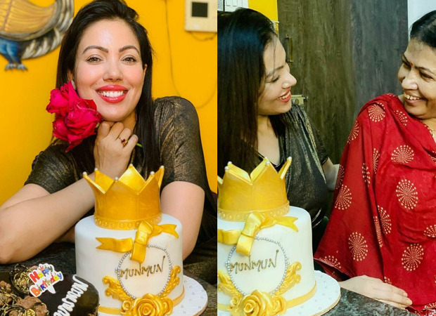 taarak mehta ka ooltah chashmah fame munmum dutta celebrates her 34th birthday at home