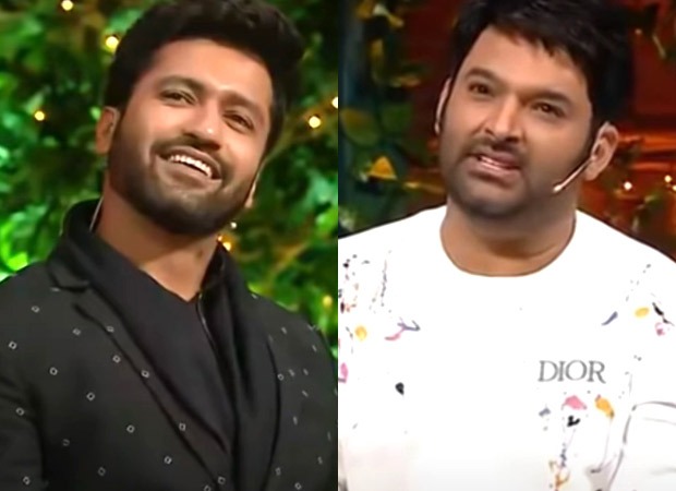 The Kapil Sharma Show: Vicky Kaushal reacts as Kapil Sharma shows news report of him sneaking out to meet Katrina Kaif