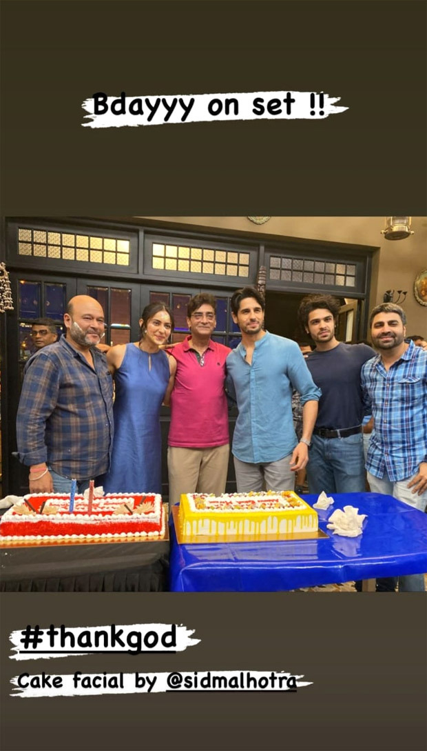 rakul preet singh celebrates pre-birthday bash with sidharth malhotra and the ‘thank god’ team