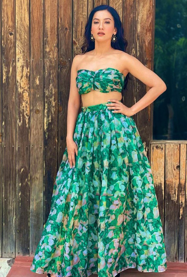 Gauahar Khan looks resplendent in a tropical printed set