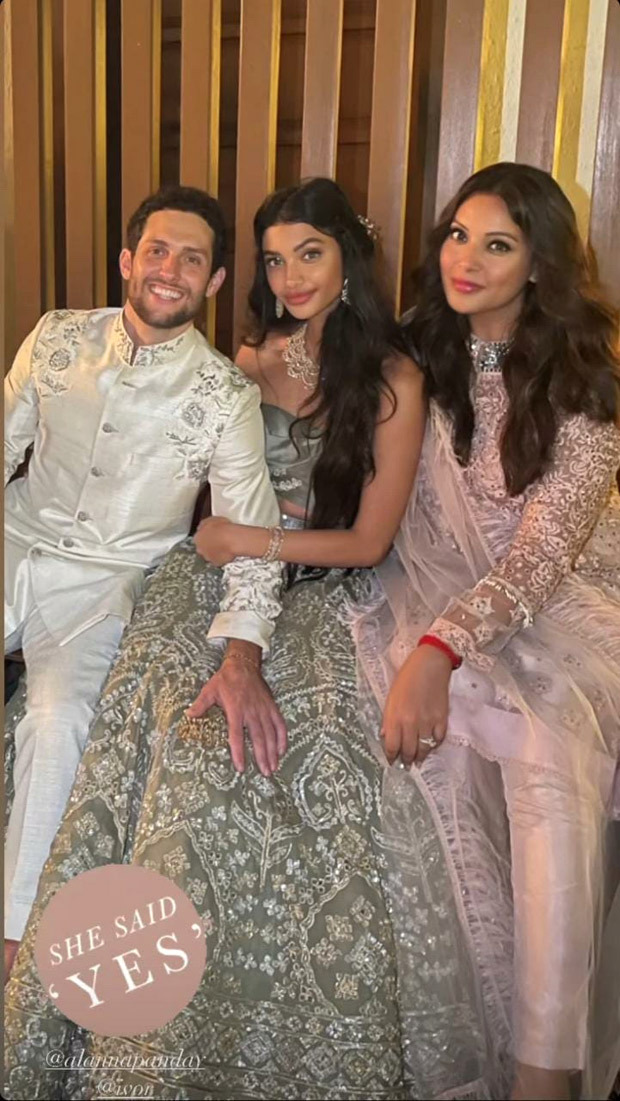 ananya panday’s cousin alanna panday gets engaged to ivor mccray; sohail khan, lara dutta, bipasha basu in attendance