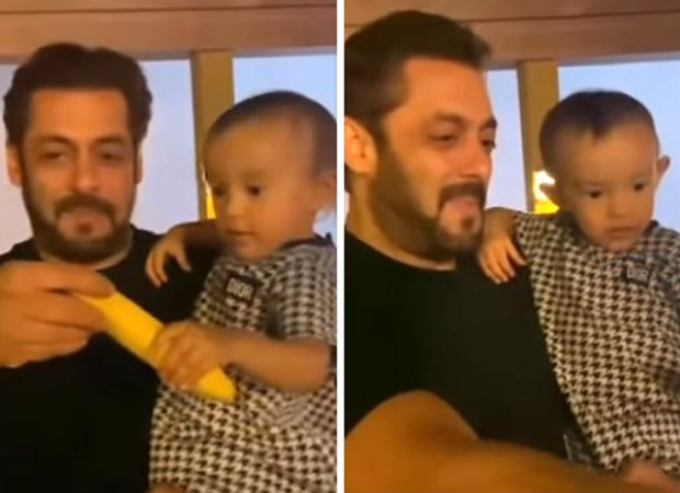 Salman Khan’s niece Ayat gets excited, cheers delightfully as they feed the monkey together