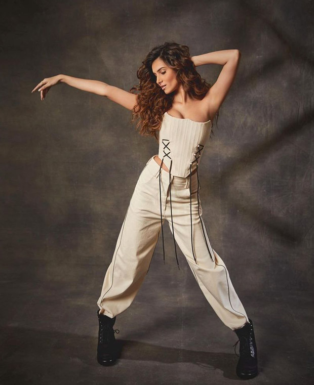 Tara Sutaria nails the monotone corset and jogger look