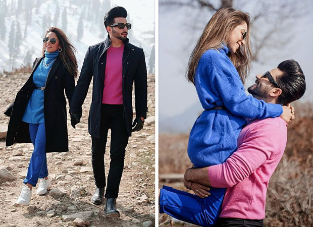 kundali bhagya fame dheeraj dhoopar and vinny arora celebrate 5 years of togetherness in kashmir