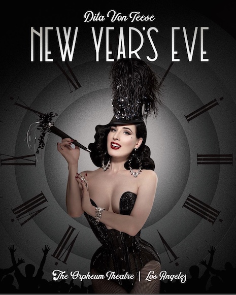 dita von teese will surprise you on new year’s eve