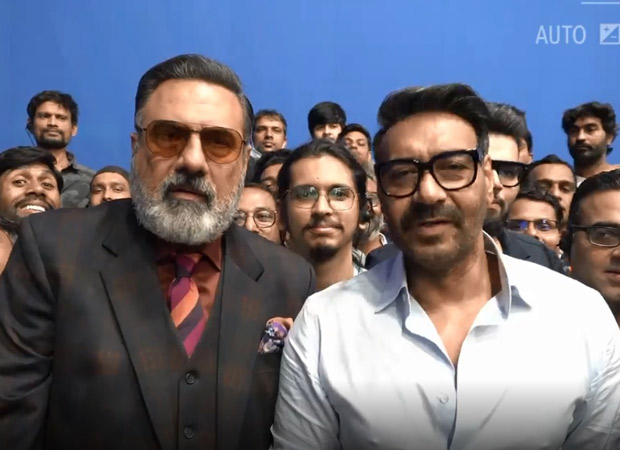 Ajay Devgn and Boman Irani announce the wrap of Runway 34 while eating a wrap; watch