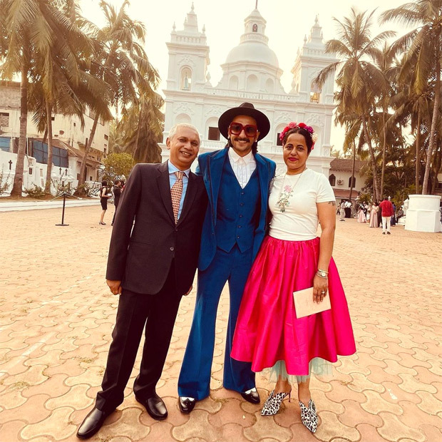 Ranveer Singh attends his manager’s wedding in Goa amid 83 promotions; twins with the groom